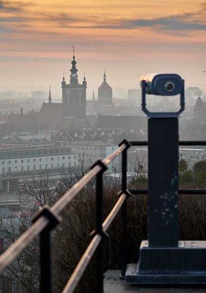 View at Old Town from mount Gradowa