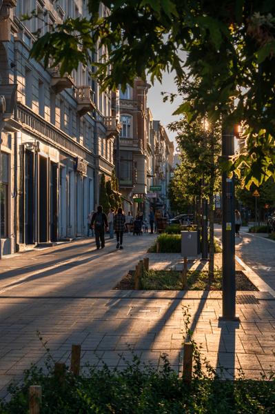 Play of light on 27 grudnia street