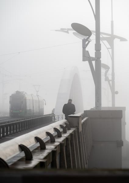 St. Roch bridge in fog