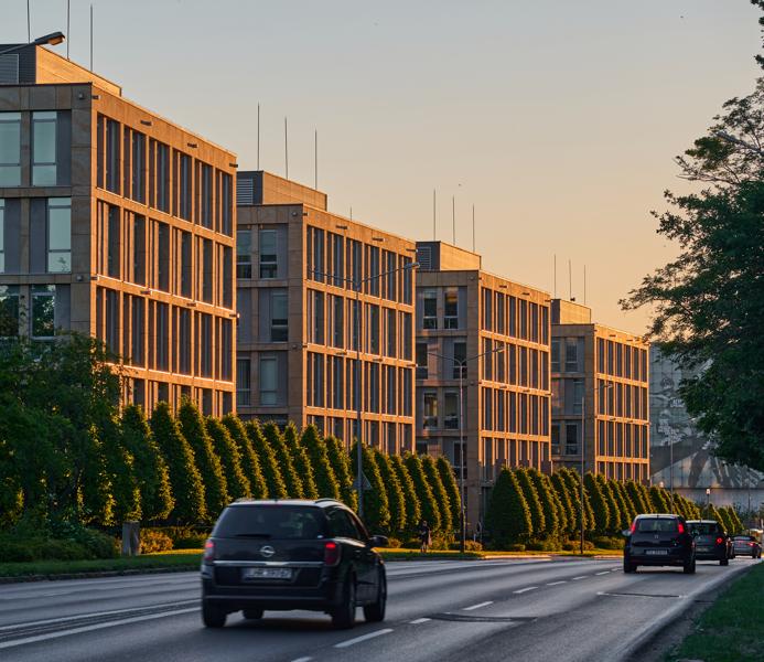 Office buildings on Baraniaka street